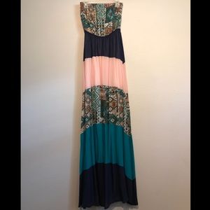 Pattern Maxi Dress